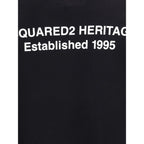 Dsquared² Black Cotton Sweatshirt