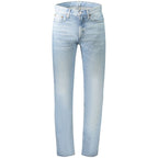 Calvin Klein Blue Cotton Men Jeans