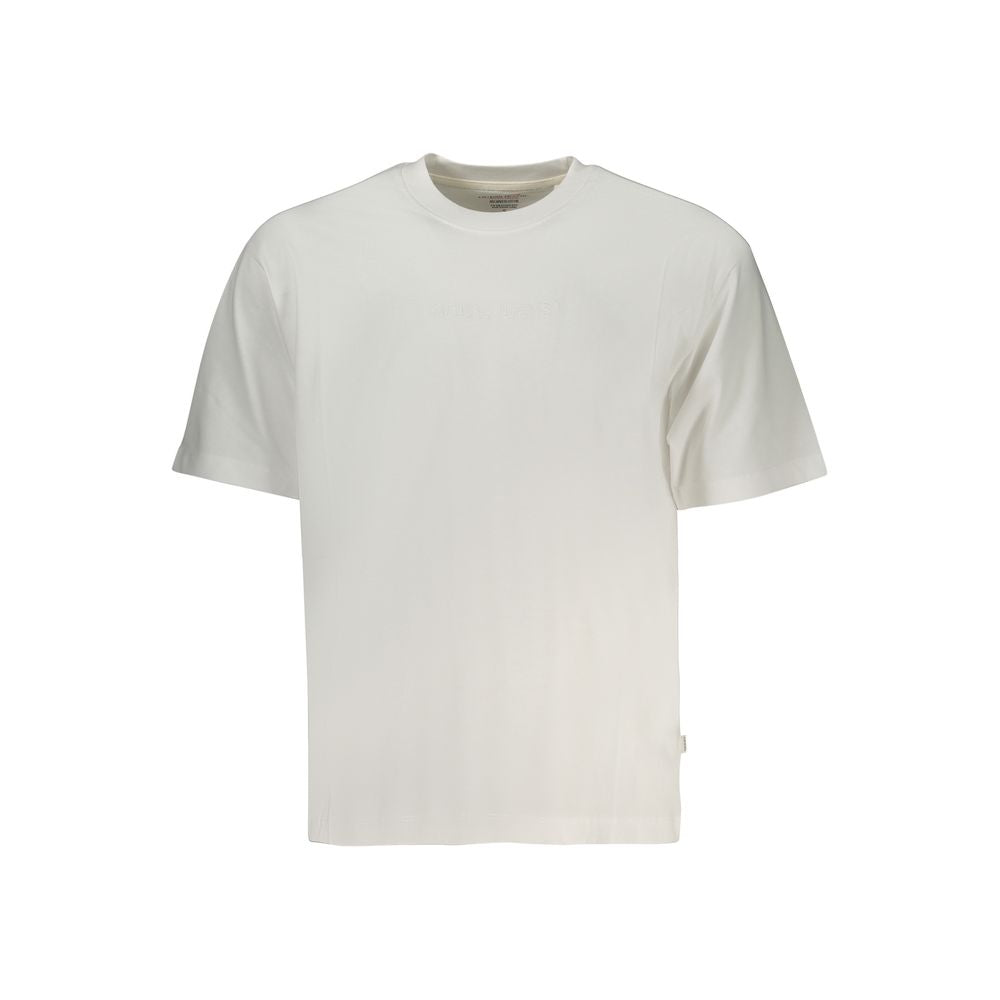 Guess Jeans White Cotton Men T-Shirt Guess Jeans