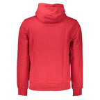 Pull rouge en coton pour homme