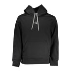 Calvin Klein Black Polyester Men Sweater with Hood