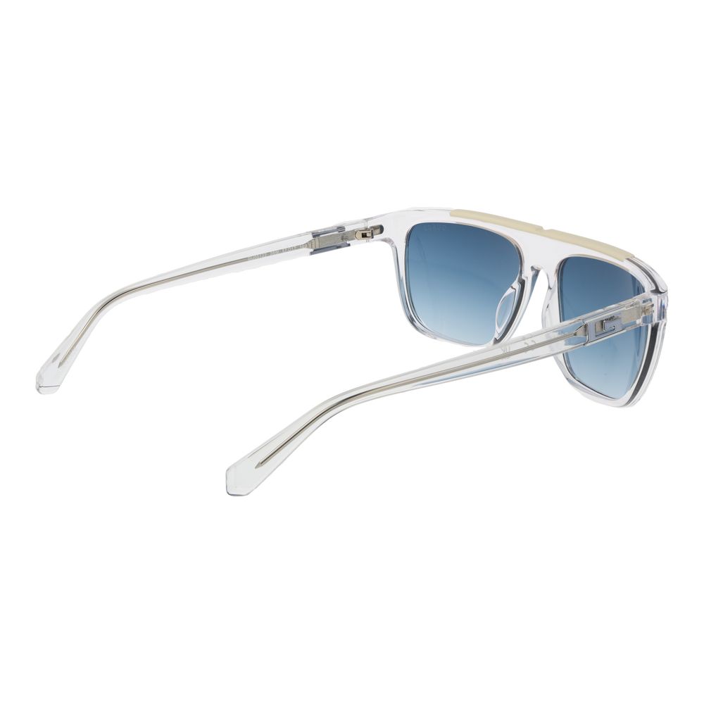 Guess Transparent Stainless Steel Sunglasses Guess