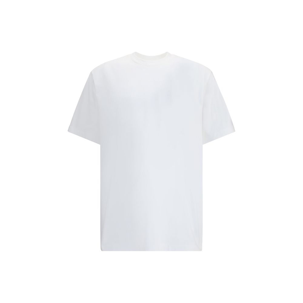 Y-3 White Cotton T-Shirt Y-3