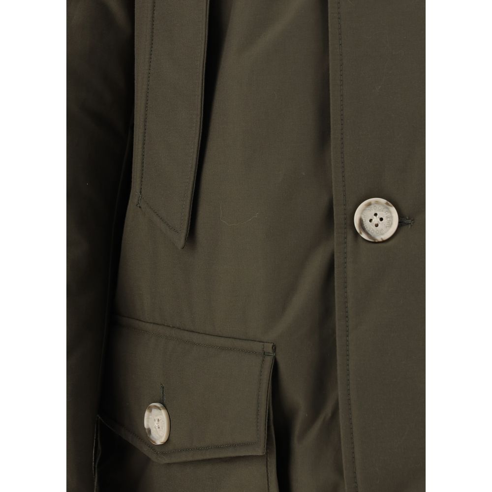 Woolrich Bicolor Cotton Parka