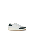 Saint Laurent White Calf Leather Bos Taurus Low Top Sneakers Saint Laurent