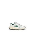 Dsquared² White Calf Leather Bos Taurus Athletic Sneakers - Broken-Luxury