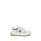 Dsquared² White Calf Leather Bos Taurus Athletic Sneakers