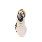 Fendi White Calf Leather Bos Taurus Athletic Sneakers