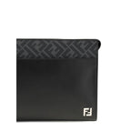 Fendi Black Leather Clutch Bag