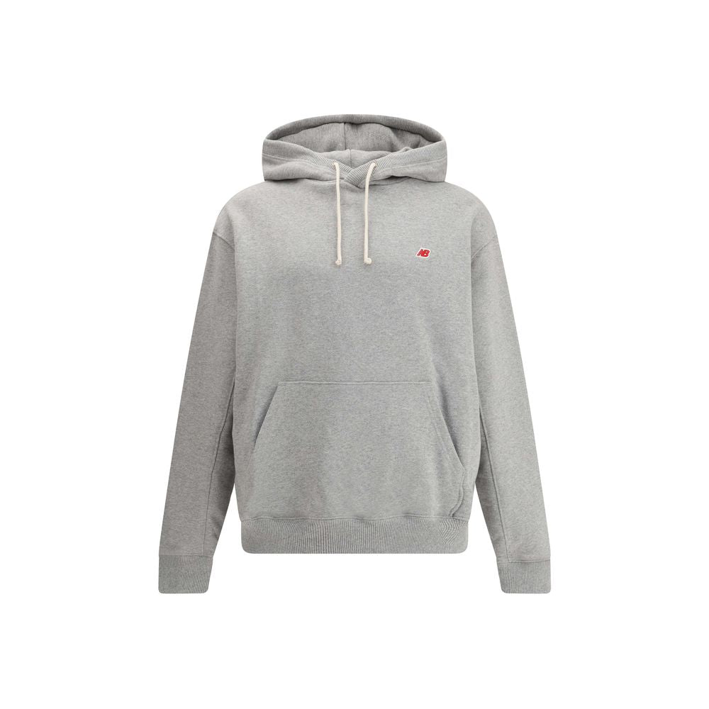 New Balance Gray Cotton Sweatshirt - Broken-Luxury