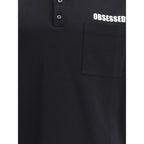 Dsquared² Black Cotton Polo Shirt
