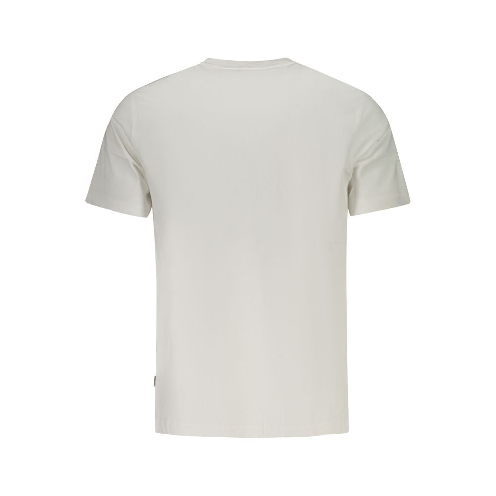 Guess Jeans White Cotton Men T-Shirt Guess Jeans