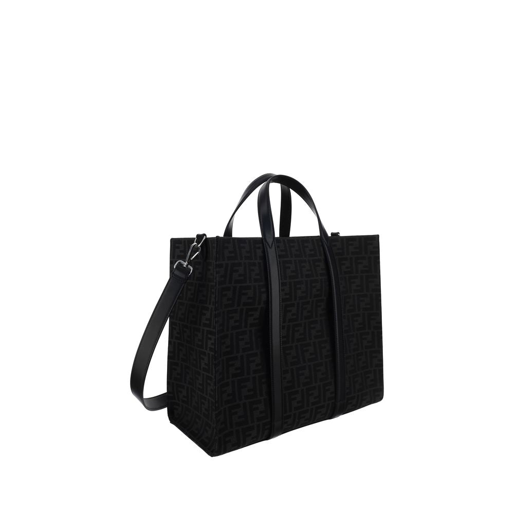 Fendi Black Polyester Shoulder Bag