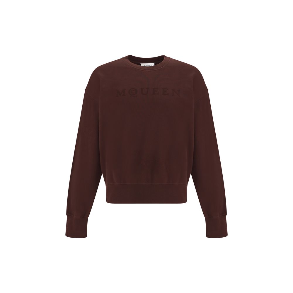 Alexander McQueen Brown Cotton Sweatshirt Alexander McQueen