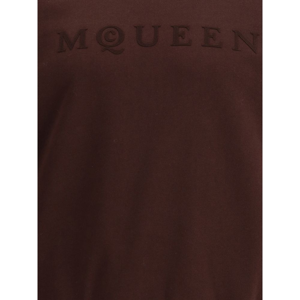 Alexander McQueen Brown Cotton Sweatshirt Alexander McQueen