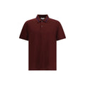 Alexander McQueen Bordeaux Cotton Polo Shirt Alexander McQueen