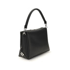 Fendi Black Calf Leather Bos Taurus Shoulder Bag