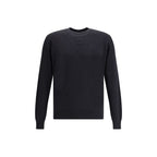 Fendi Black Fleece Wool Sweatshirt