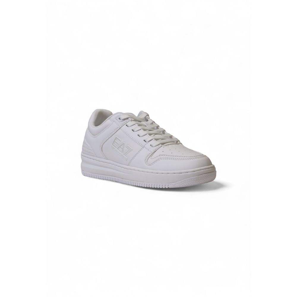 EA7 Emporio Armani White Polyester Athletic Sneakers EA7 Emporio Armani