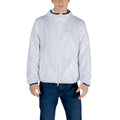 EA7 Emporio Armani White Polyester Shell Jacket EA7 Emporio Armani