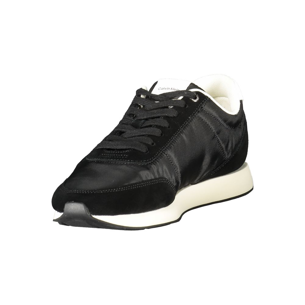 Calvin Klein Black Recycled Polyester Men Sneaker