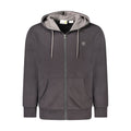 Timberland Black Cotton Men Sweater with Hood and Zip Timberland
