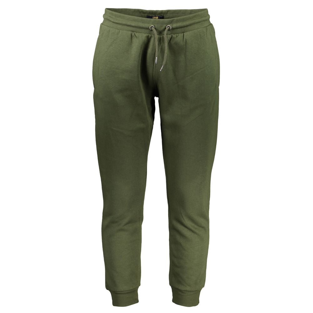 Pantalon en coton vert
