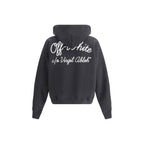 Off-White Black Cotton Sweatshirt