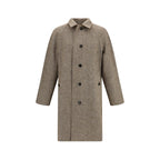 Burberry Brown Cotton Coat