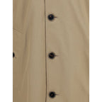 Burberry Brown Cotton Coat