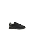 Philipp Plein Black Calf Leather Bos Taurus Athletic Sneakers - Broken-Luxury