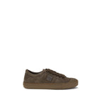 Fendi Brown Rubber Low Top Sneakers