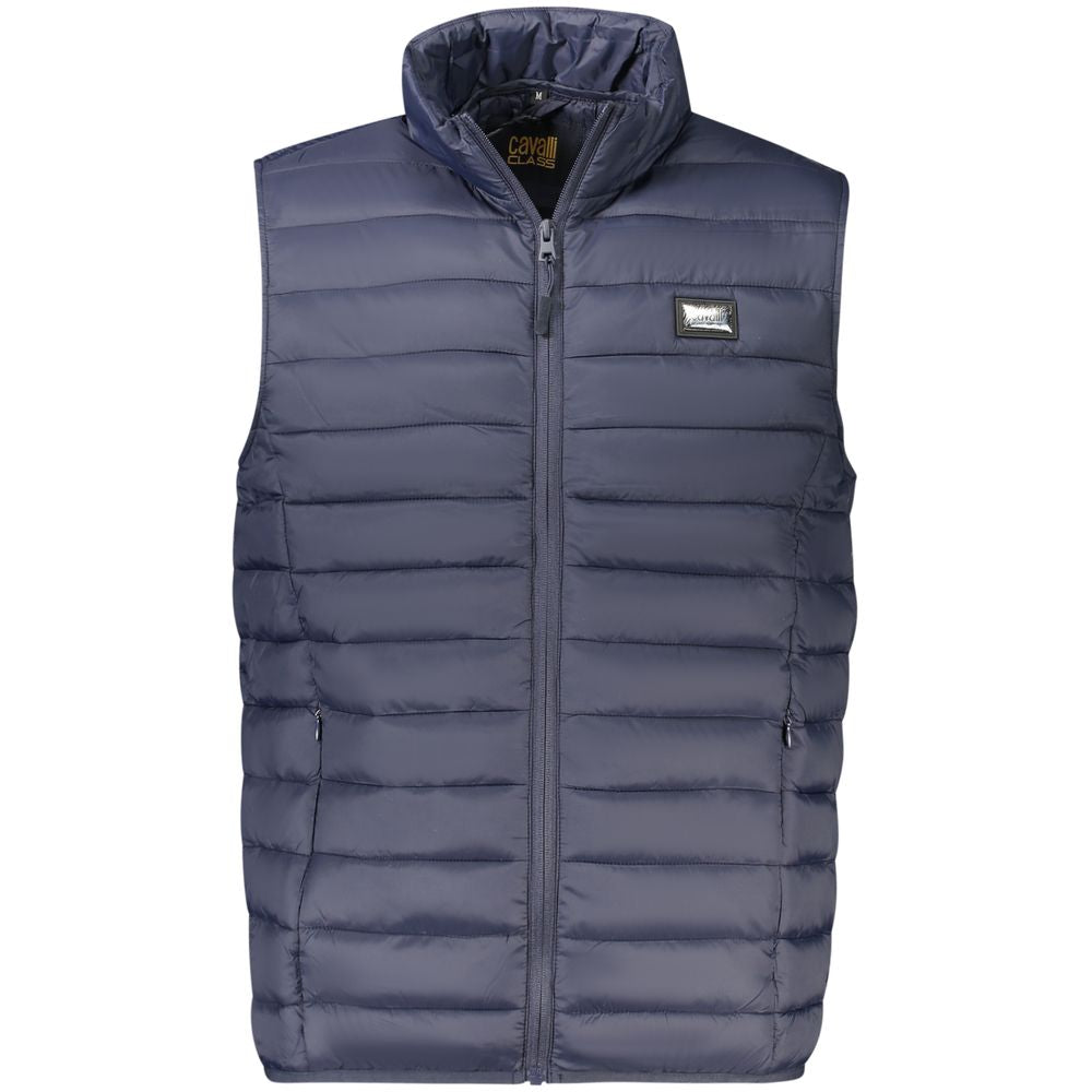 Veste bleue en polyester pour homme