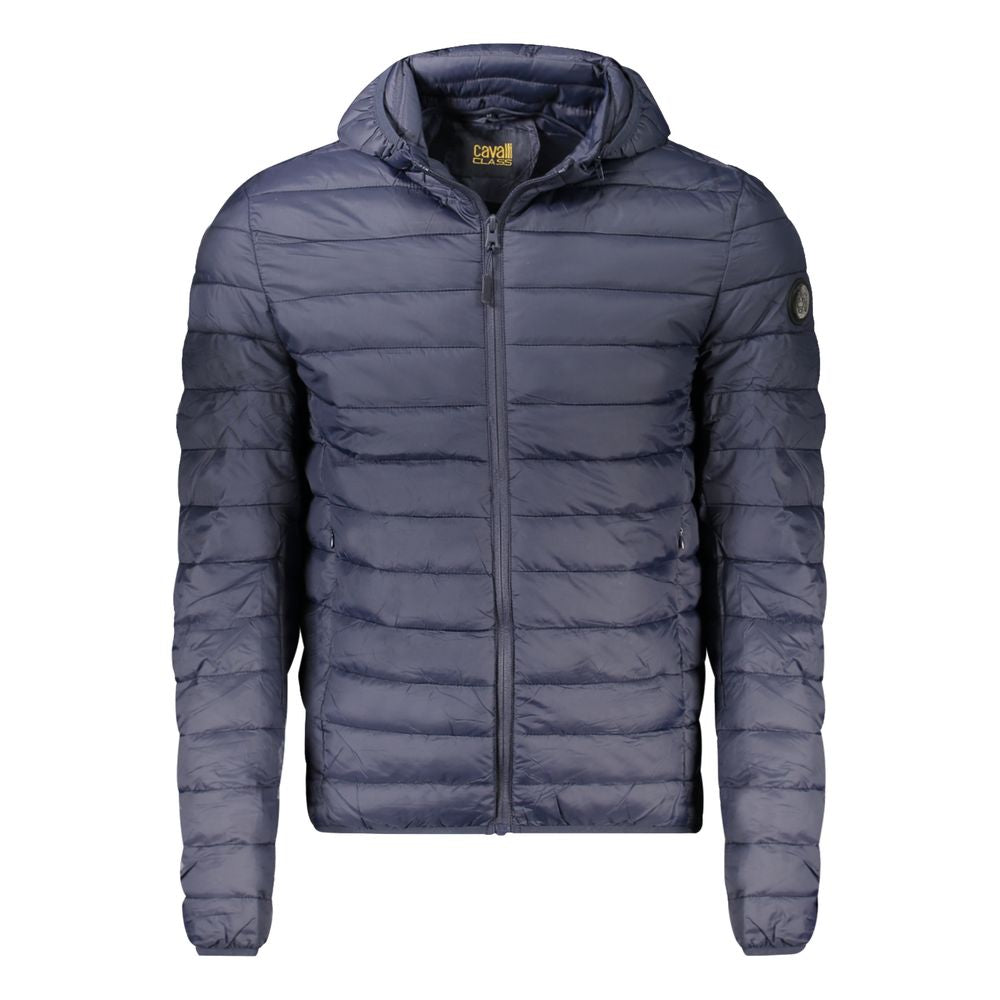 Veste bleue en polyester pour homme