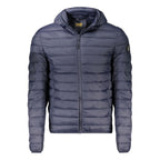 Veste bleue en polyester pour homme
