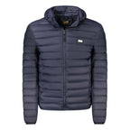 Veste bleue en polyester pour homme