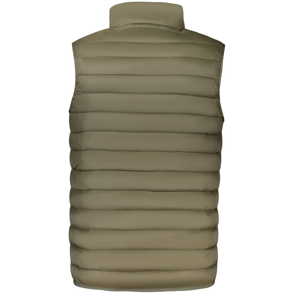 Veste verte en polyester pour hommes