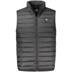Black Polyester Men Jacket