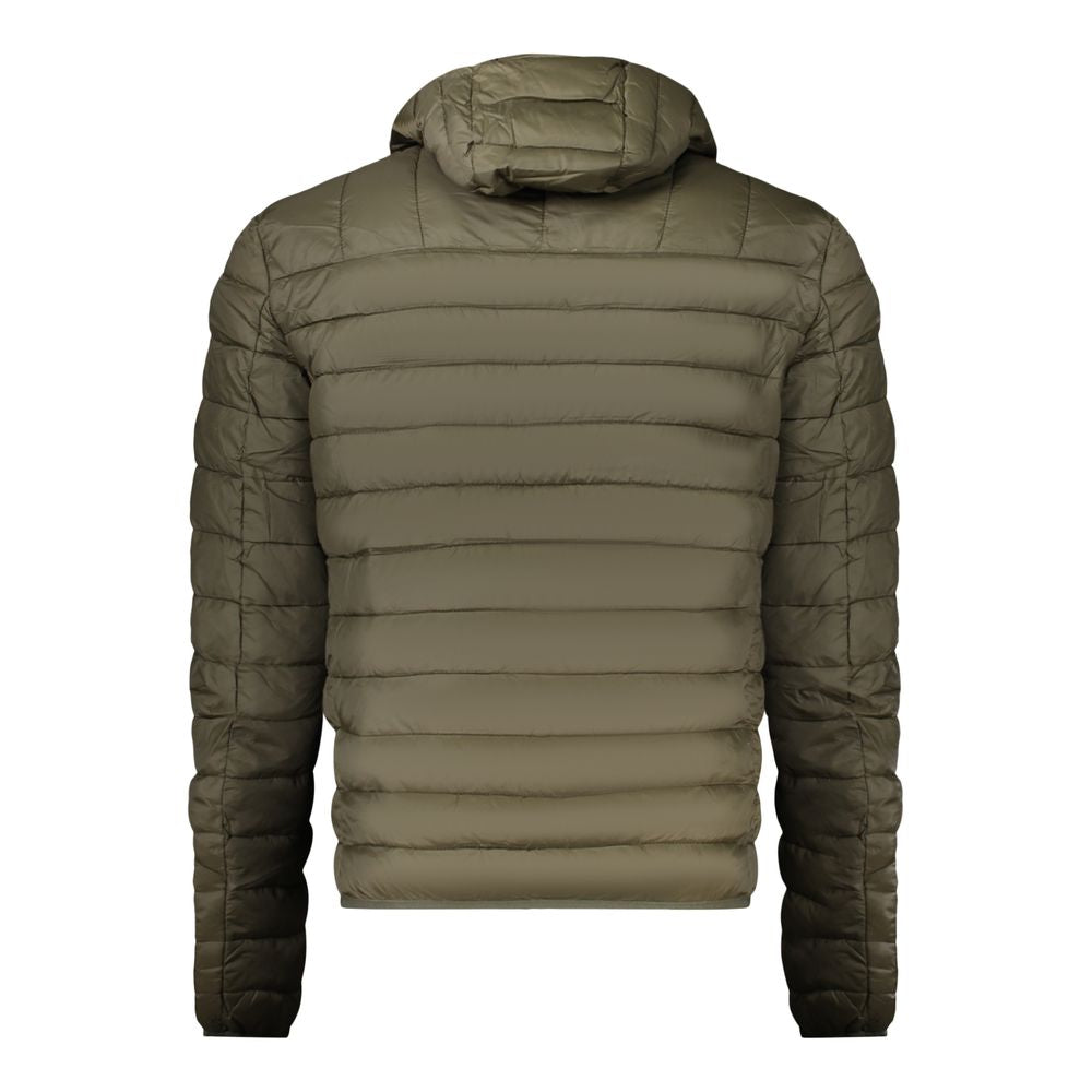 Veste verte en polyester pour hommes