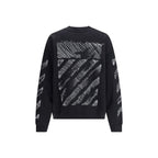 Off-White Black Cotton Sweatshirt