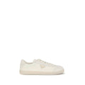Prada Cream Polyamide Low Top Sneakers - Broken-Luxury
