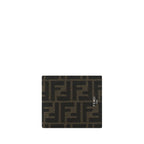 Fendi Brown Calf Leather Bos Taurus Wallet