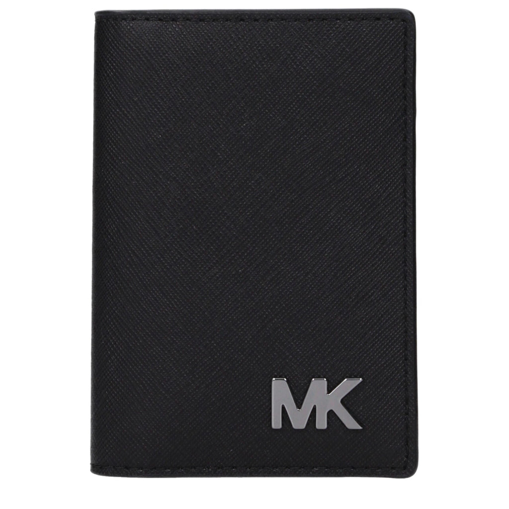 Michael Kors Black Fabric Cardholder