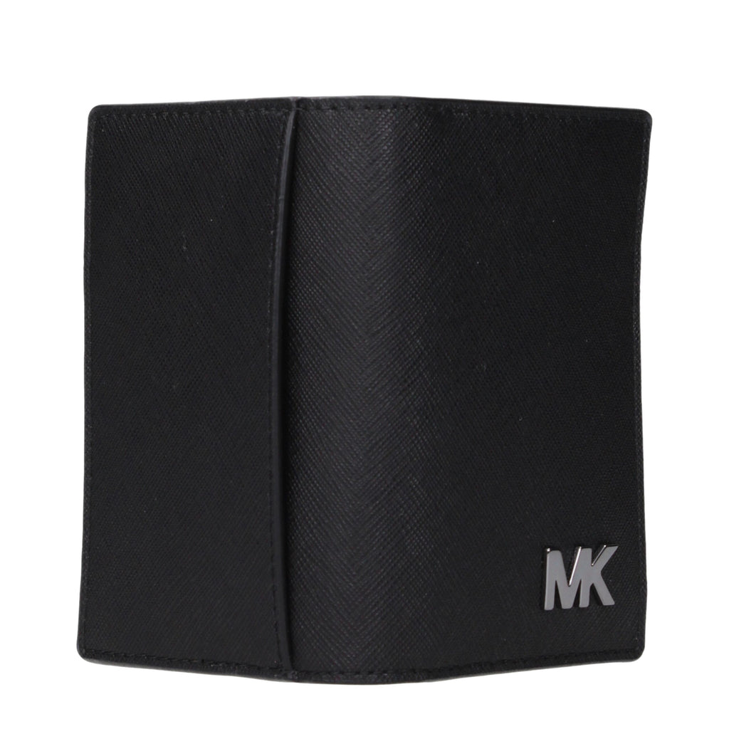 Michael Kors Black Fabric Cardholder
