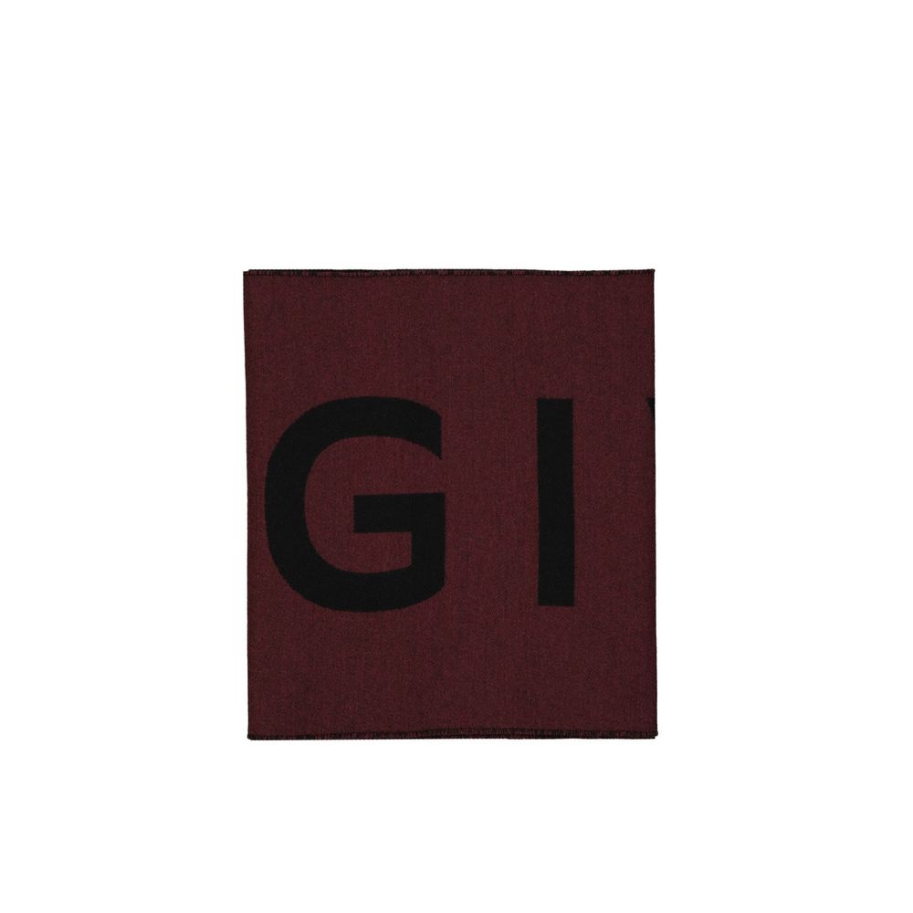 Givenchy Red Virgin Wool Scarf
