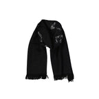 Givenchy Black Virgin Wool Scarf