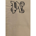 Palm Angels Beige Polyamide Bomber