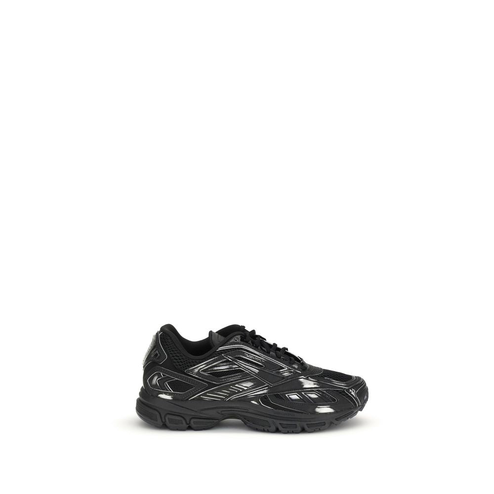 Reebok Black Polyethylene Athletic Sneakers Reebok