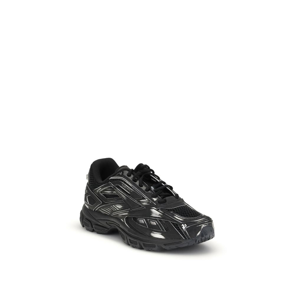 Reebok Black Polyethylene Athletic Sneakers Reebok