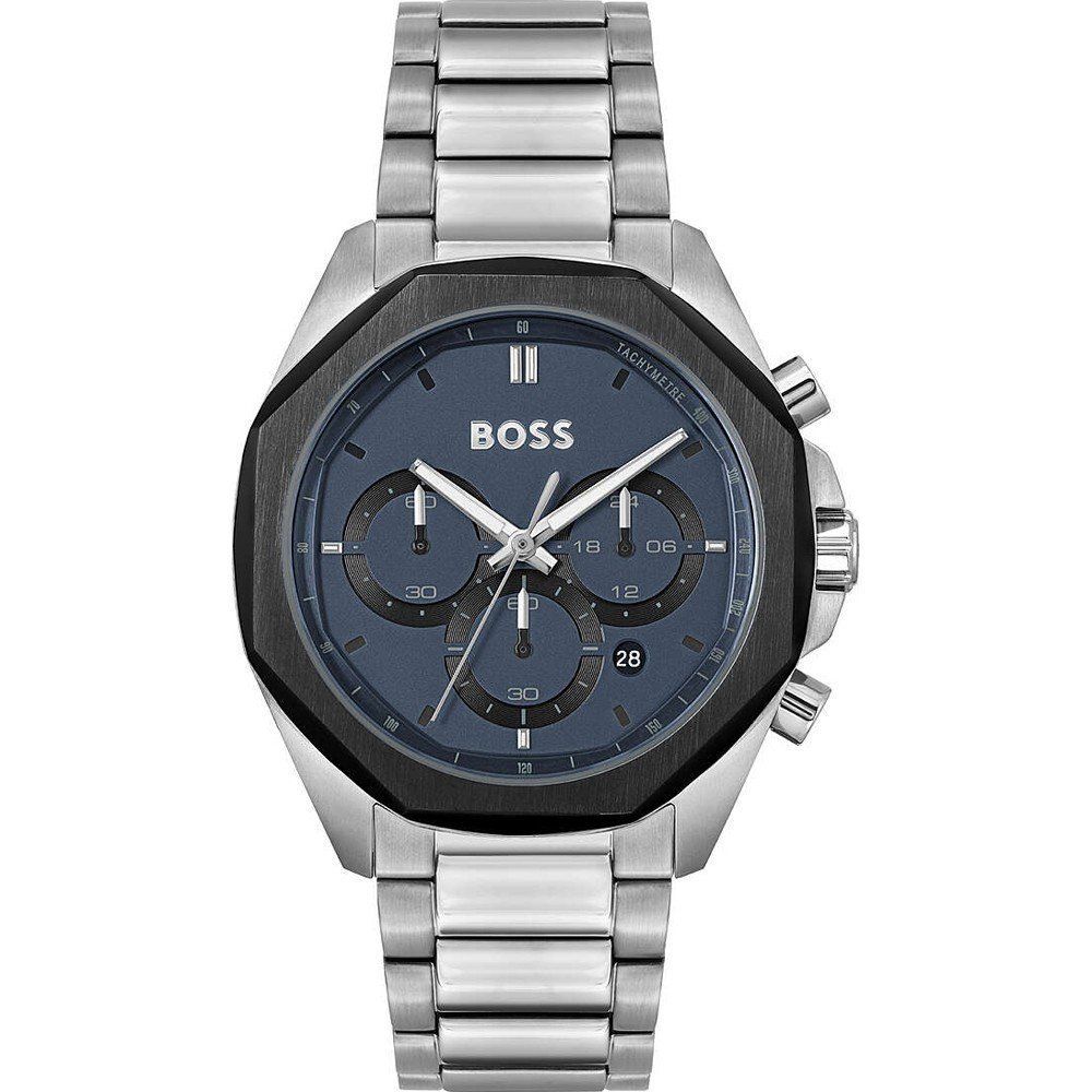 Hugo Boss Gray Stainless Steel Dress Watch Hugo Boss